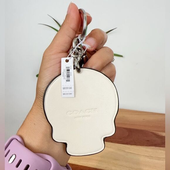 NWT Coach Halloween Skull Bag Charm - Picture 3 of 4